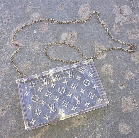 lv clear purse